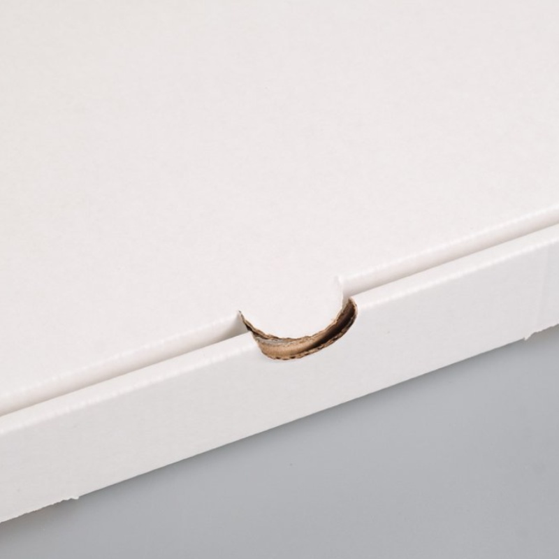 товар Коробка для пиццы 250х250х40 мм, квадрат, белая [микрогофрокартон Т-12, целлюлоза] PZ025B-T12